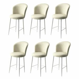 Fora Cream and White bárszék szett, 6 db, 6 db kép
