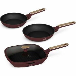 BerlingerHaus Leonardo Nordic titánbevonatúserpenyő szett, 3+1 db kép