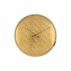 Karlsson 6005GD dizájner falióra, arany, átmérő 40cm kép