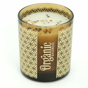 Szerves gyertya Sage & Lavender 200 g üvegbenaranyfóliával kép