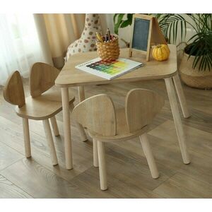 Mickey Two Chair Set gyerek asztal és szék szett 2 db - Brown kép