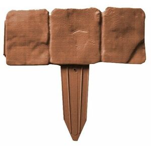 Kerti paliszád - terakota szegéllyel, 2, 5 m kép