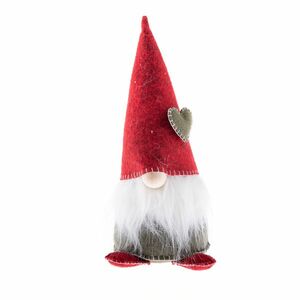 Textile Christmas gnome, 23 cm kép