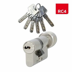 Richter EXR.30/35K.NI hengerzár 30+35K mm gombos, 6 db kulccsal kép