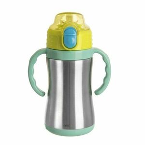 Orion termosz szívószállal 330 ml, zöld kép