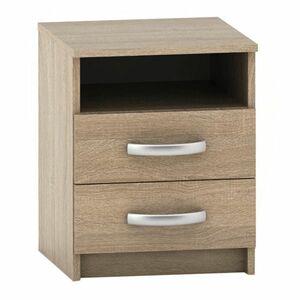 BETTY éjjeliszekrény két fiókkal, sonoma tölgy kép