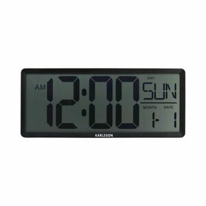 Karlsson 6020BK digitális óra, fekete, 35 cm kép