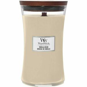 WoodWick Illatosító gyertya nagy váza Vanilla Bean, 609 g kép