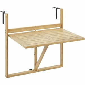 Wenko Waikiki bambuszból készült függőerkélyasztal, 64 × 44 × 65 cm kép