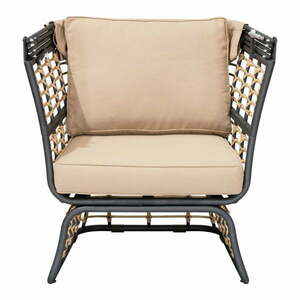 Bézs fém kerti fotel Paros – Garden Pleasure kép