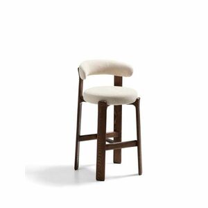 Bézs-sötét natúr színű kőrisfa bárszék (ülésmagasság 75 cm) Granite – Kave Home kép