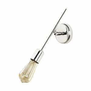 Ezüstszínű konnektorhoz csatlakoztatható fali lámpa Mizrak – Opviq lights kép