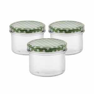 3 részes befőttesüveg-készlet fedéllel, Antek, 235ml kép