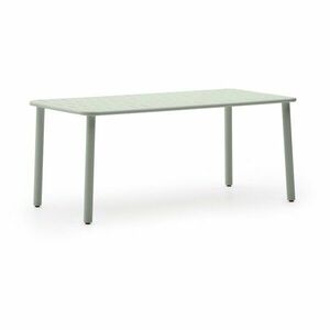 Acél kerti étkezőasztal 90x180 cm Brai – Kave Home kép