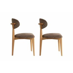 Lionte Brown and Light Oak étkezőszék szett, 2 db kép