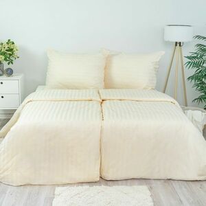 Stanex atlas grádl krém ágyneműhuzat, 140 x 200 cm, 70 x 90 cm kép