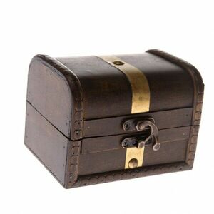 Fa láda Arany csík, barna, , 11 x 8, 5 x 8 cm kép