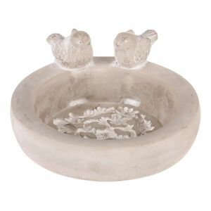 Beton madáritató, kör alakú, szürke, 25 x 22 x 12cm kép