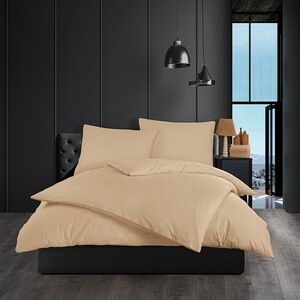 Pamut ágynemét Color bézs, 140 x 200 cm, 70 x 90cm kép
