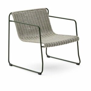 Szürkészöld fém kerti fotel Maurina – Kave Home kép