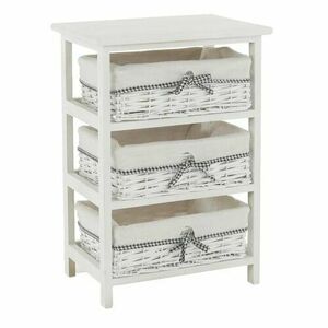 Ruby 3 komód fehér, 40 x 57 x 29 cm kép