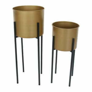 Fém virágcserép készlet 2 db-os ø 24 cm Dempo – Garden Pleasure kép