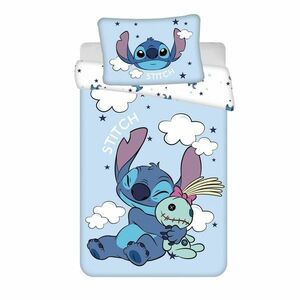 Jerry Fabrics Gyermek pamut ágynemű Lilo and Stitch Clouds kép