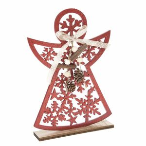 Fa angyal hópelyhekkel, 15, 5 x 22, 5 cm kép