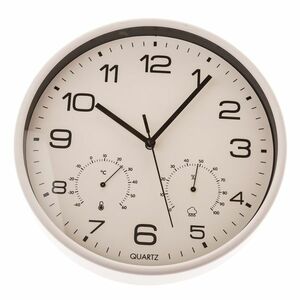 Falióra hőmérséklet- és páratartalommal, 25 cm kép