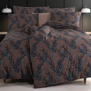 4Home Midnight Fern pamut ágyneműhuzat renforcé , 140 x 200 cm, 70 x 90 cm kép