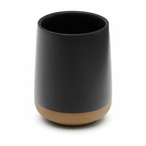 Sötétszürke kerámia fogkefetartó pohár Silma – Kave Home kép