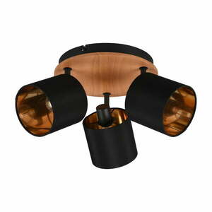 Fekete-natúr színű spotlámpa ø 12 cm Tommy – Reality kép