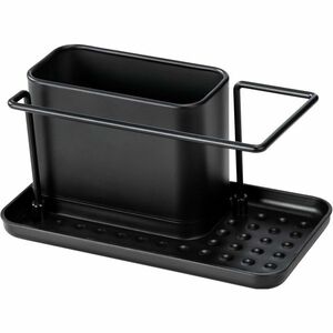 Wenko Orio rozsdamentes acél mosogatószervező, fekete kép