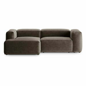 Barna sarokkanapé (bal oldali-heverő résszel) Bergamo – Cosmopolitan Design kép