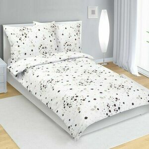 Bellatex Krep ágynemét Kytička barna, 140 x 200cm, 70 x 90 cm kép