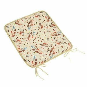 Bellatex Berta Leaf sima székpárna barna, bézs , 40 x 40 cm kép