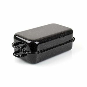 Banquet CULINARIA Black szögletes zománcozott tepsi 2 részes, 35 cm kép