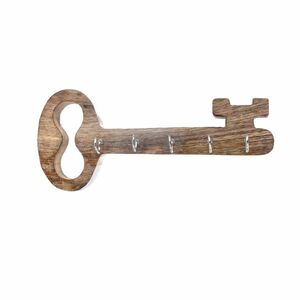 InDecor Mangófából készült kulcstartó Old key, 25x 5 x 11 cm kép