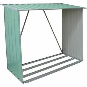 Fém fa tároló 189 x 76 x 191 cm, zöld kép