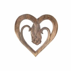 InDecor Joined hands mangófa szív, 30 x 30 x 2, 5 cm kép