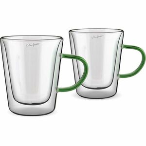 Lamart LT9118 2 részes Tea Vaso pohárkészlet, 300ml, zöld kép