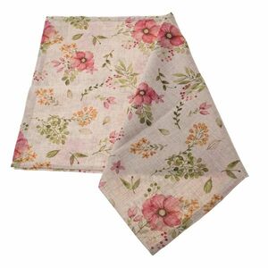 Virágok vízálló asztali futó, 40 x 140 cm kép