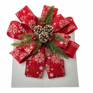 Karácsonyfa-dísz 30 x 81 cm, piros kép