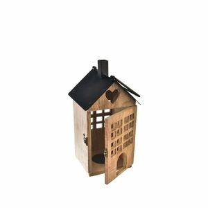 InDecor Mangófából készült lámpa Black, 18 x 18 x36 cm, S kép