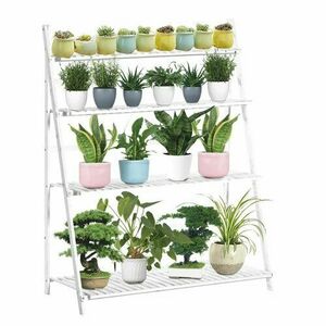 Nepel 2. típus virágállvány fehér, 70 x 40 x 96 cm kép