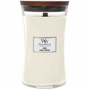 WoodWick Illatosító gyertya nagy Linen, 609 g kép