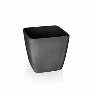 Flower Lover virágtartó kaspó Quadrato Easy antracit, 22 cm kép
