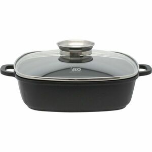 Elo 19658 Sütőedény üveg fedéllel és aromafogantyúval Alucast 28 x 28 cm kép