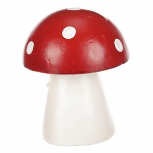 Kis légyölő galóca gomba, műanyag, magasság 8 cm, 8 cm kép