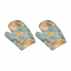 Bellatex Monstera edényfogó szürke, 28 x 18 cm, 2 db kép